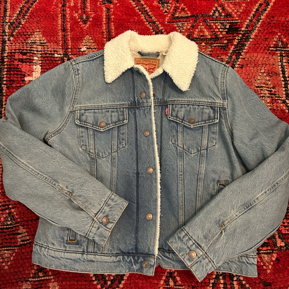 Levi’s Ex-Boyfriend Wool Lined Trucker Jacket